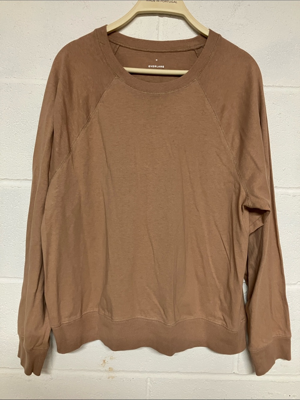 Everlane Woman’s Tan/Brown Crewneck Sweatshirt